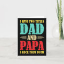 Search for titled cards Papa