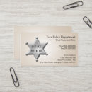 Search for law enforcement business cards Cop