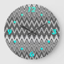 Recherche de zigzag gris horloges Moderne