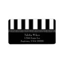 Search for black white stripe return address labels Unique