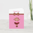 Search for cute monkey thank you cards Girl