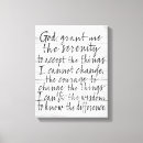 Search for serenity prayer canvas prints Motivational
