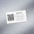 Recherche de mini rsvp cards Noir et blanc