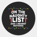 Search for i regret stickers Naughty
