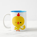 Search for yellow chicken mugs Kawaii