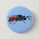 Search for wasp round buttons Bee