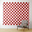 Search for red and white pattern art Chequered
