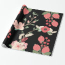 Search for black floral wrapping paper Garden