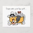 Search for bath time postcards Dog