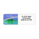Search for couple hearts return address labels Green