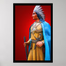 Recherche de guerrier indien posters Plumes