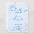 Search for blue mermaid invitations Under the sea party