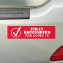 Recherche de vaccination voiture autocollants Covid