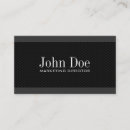 Recherche de publicité cartes visite Directeur