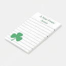 Recherche de shamrock post its Vert