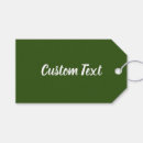 Search for dark green gift tags Script