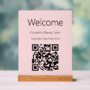 Recherche de salon beauté posters Code qr