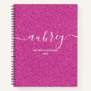 Search for pink glitter notebooks Modern