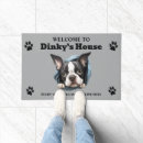 Search for boston terrier doormats Funny