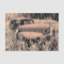 Search for vintage car tissue paper Decoupage