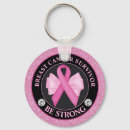 Search for breast cancer survivor keychains Hope