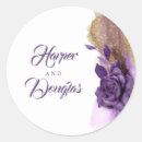 Search for eggplant wedding stickers Purple