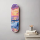 Search for watercolor skateboards Coral