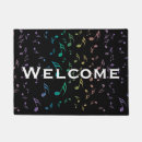 Search for musical notes doormats Trendy