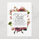Search for floral bouquet bridal shower invitations Modern