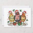 Search for funny chicken christmas cards Santa
