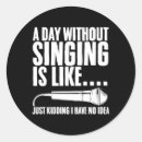 Search for music quotes stickers Singing