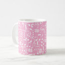Search for pink music note mugs Heart