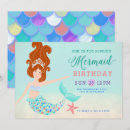 Search for mermaid party invitations For her