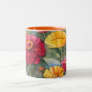 Search for zinnia mugs Watercolor