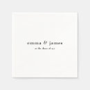 Search for trendy wedding napkins Stylish