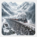 Search for vintage railroad steam train stickers Mountains