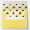 Search for sunflower envelopes Yellow flowers