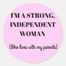Search for strong woman stickers Women's