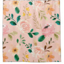 Search for vintage pink shower curtains Floral