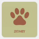 Recherche de silhouette de chien autocollants Patte