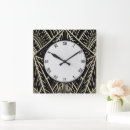 Search for art deco style clocks Black