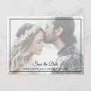 Search for black and white save the dates postcards Engagement