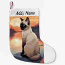Search for siamese cat christmas stockings Cats