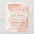 Search for peach and gold wedding invitations Orange