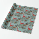 Search for cardinal christmas wrapping paper Bird