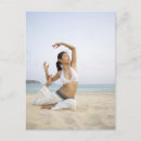 Search for beach yoga postcards Balance