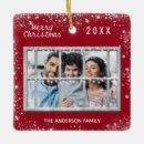 Search for red and white ornaments Xmas