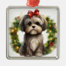 Search for shih tzu puppy ornaments Dog