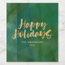 Search for happy holiday wine labels Seasons greetings