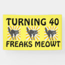 Search for funny birthday banners Forty